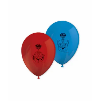Baloane latex paw patrol 8 buc 28 cm