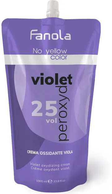 Fanola No Yellow Oxidant cu pigment violet, 25 Vol, 1000 ml