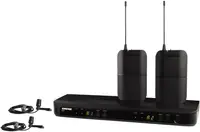 Sistem de microfon wireless Shure - BLX188E/CVL-K3E, negru