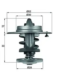 Termostat Lichid Racire (83 C) Potrivit Daihatsu Charade Ii, Charade Iii, Cuore Vi, Feroza, Hijet; Lexus Is I; Mazda Rx-7 Ii; Mitsubishi Carisma, Colt Ii, Space; Rover 200 I, 800 1.0-3.0 10.83-