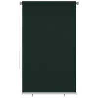 vidaXL Jaluzea tip rulou de exterior 145 (l) x 230 (î) cm, verde închis, HDPE