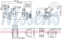 Radiator Egr Potrivit Ford C-Max, Focus C-Max, Focus Ii, Galaxy Ii, Mondeo Iv, S-Max, Tourneo Connect, Transit Connect 1.8d 06.02-06.15