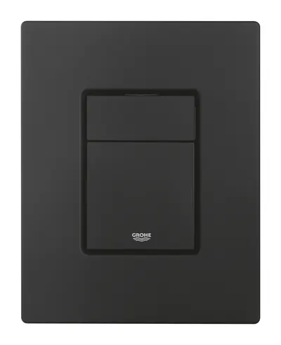 Placa de actionare, Skate Cosmopolitan wall plate, dubla comanda, verticala si orizontala, dubla spalare, 156 x 197 mm, negru mat