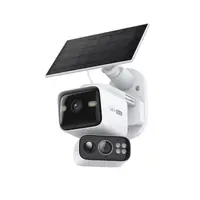 Solar-Powered Dual-Lens Pan/Tilt Cam kit, 1/2.8" Progressive Scan CMOS Sensor, Pan Mechanical Range: 334° (360° Pan Coverage), T