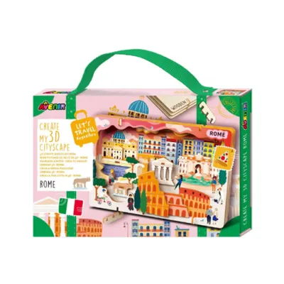 Kit DIY - Creaza Peisaj Urban 3D din lemn - Roma