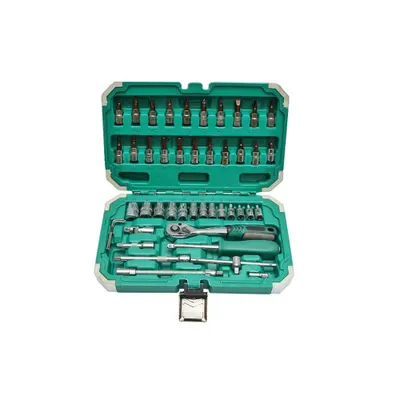 Trusa chei tubulare, torx, hex cu clichet 46 piese Breckner Germany Cod: BK80653