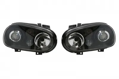 Set faruri stanga dreapta (H1 H3 H7, electric, fara motor, culoare interior: negru) potrivit VW GOLF IV 08.97-06.06