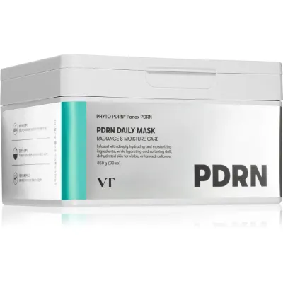 VT Cosmetics PDRN Daily Mask mască textilă hidratantă pentru strălucirea și netezirea pielii pachet mare 30 buc