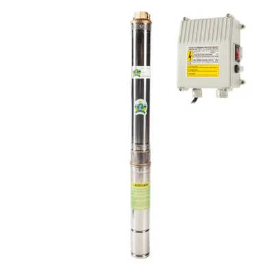 Pompa submersibila Micul Fermier, 0.75 kW, debit maxim 3000 l/h, inaltime maxima de pompare 40m, 8 turbine