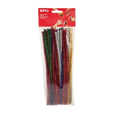 Sarma Chenille cu sclipici, 50 buc