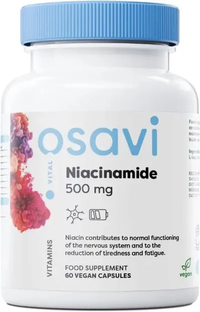 Niacinamide, 500 mg, 60 capsule, Osavi