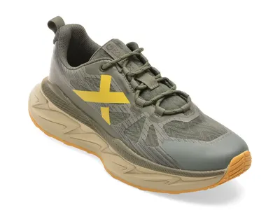 Pantofi sport GRYXX kaki, 30135, din material textil