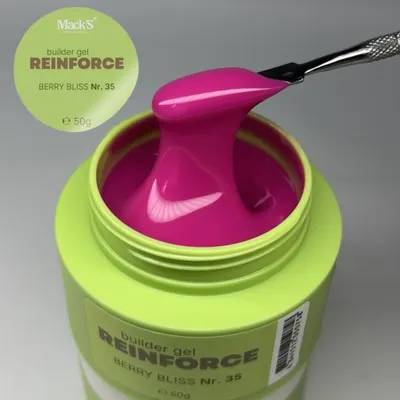 Reinforce Builder Gel Berry Bliss 35/50g Macks - REBGBB-50