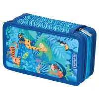 Penar echipat 31 piese, 3 fermoare, 19x11.5x7 cm, motiv Jungle Safari, Herlitz