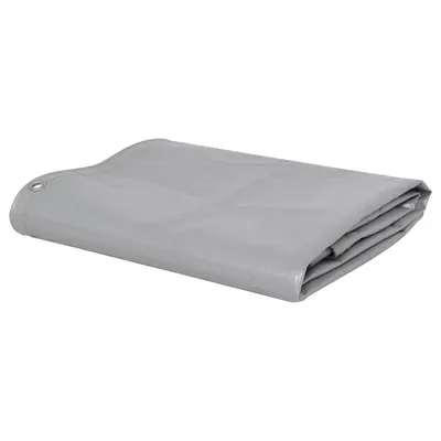 vidaXL Prelată, gri, 650 g/m², 4x5 m