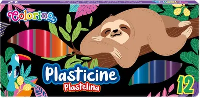 Plastilină Colorino - Wildkid, 12 culori