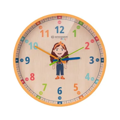 Ceas de perete educational Bresser Junior 8880810GCK000