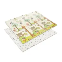 Covoras de joaca termic Lorelli, 2 fete, pliabil, din spuma XPE, 120 x 180 cm, Best Friends