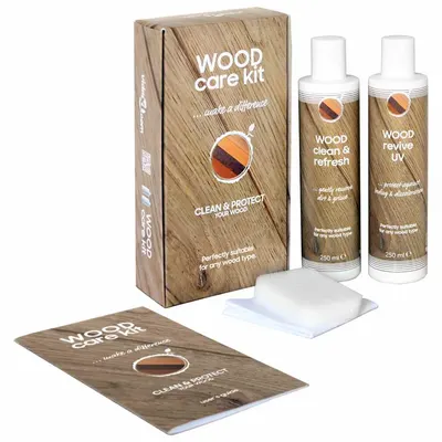 Set de îngrijire a lemnului, CARE KIT, 2 x 250 ml