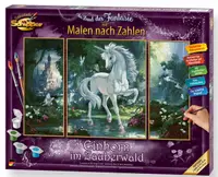 Set de pictură Schipper - Unicorn în grădina magică