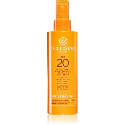 Collistar Smart Sun Protection Tanning Moisturizing Milk Spray SPF 20 spray-loțiune de protecție SPF 20 200 ml