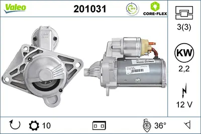 Electromotor (12v, 2,2kw) Potrivit Nissan Nv400, Primastar, Qashqai I, X-Trail Ii; Opel Movano B, Vivaro A; Renault Espace Iv, Grand Scenic Ii, Grand Scenic Iii, Koleos I, Laguna 2.0d 2.3d 08.05