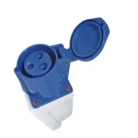 Priza MAMA aplicata 90 grade 1P + N + PE 400 V 6125 32 A