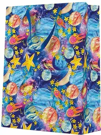 Pungă cadou PAW - Galaxy Adventure, 30 x 41 x 12