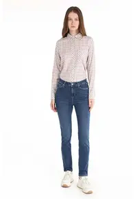 Blugi slim fit Carla 703 - Ocean Blue