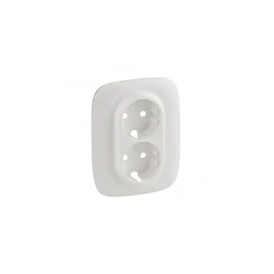 Capac Valena Allure - 2x2P+E priza - German standard - alb