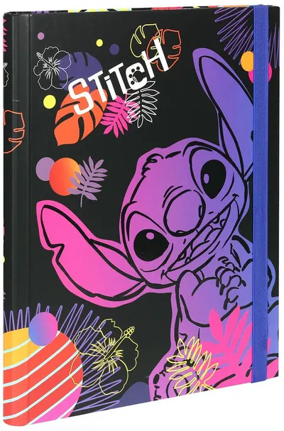 Mapă cu elastic Cool Pack Disney - A4, Stitch Black
