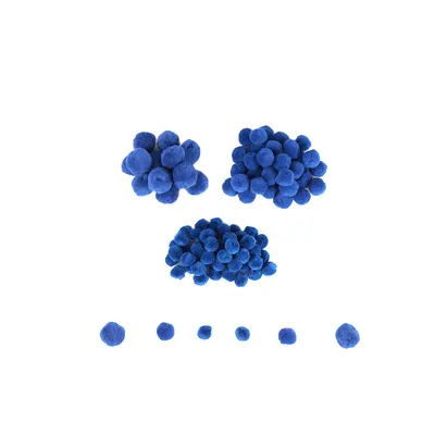 Mini pom-pom - 100 de piese
