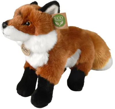 Jucărie de pluș Rappa Eco Friends - Vulpe, 30 cm