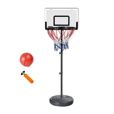 Set cos de baschet cu picior 118 cm si minge