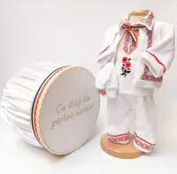 Set Botez Traditional Raul 7 a, 2 piese Botez Traditional : costumas si cufar brodat