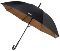 Umbrelă Hugo Boss Iconic - City, neagră