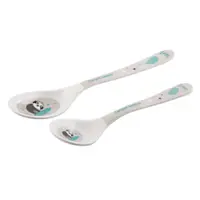 Set 2 linguri pentru bebelusi Canpol Exotic Animals Gri