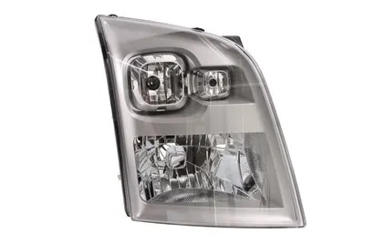 Far dreapta potrivit FORD TRANSIT, TRANSIT TOURNEO 2006-2014 - (H4, electric, cu motoras, fundal cromat)