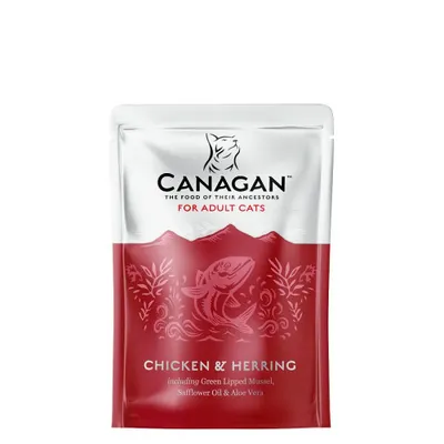 Hrana umeda pentru pisici Canagan Adult cu Pui&Hering 85 g