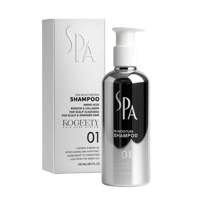 Kogeeyy Sampon hidratant Spa cu aminoacizi, keratina si colagen pentru par deteriorat 500 ml