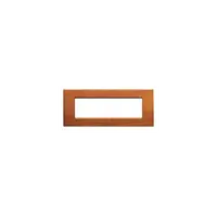 Placa ornament ,7 module, cires american, living light, BTICINO