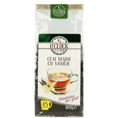 5 O'Clock Tea Ceai Negru cu Vanilie 80g