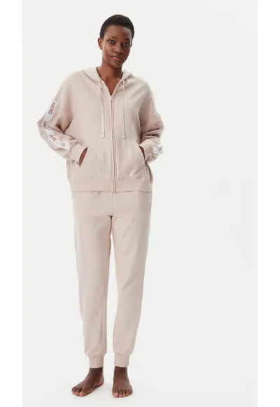Pijama dama - 305145628 - Bumbac/Poliester - Bej