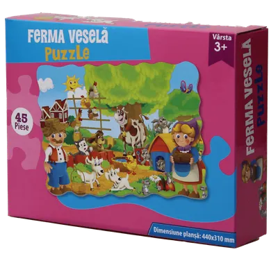 Puzzle Ferma Vesela 45 piese