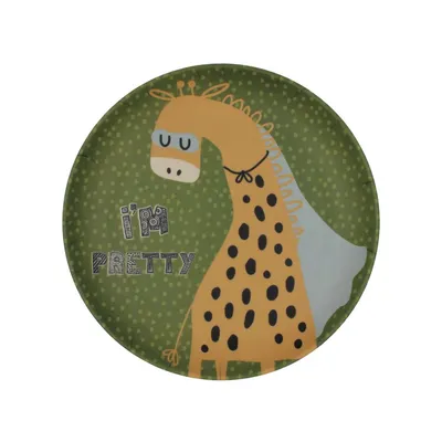 Farfurie melamină imprimeu girafă 21 cm