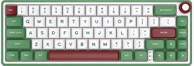 Tastatură mecanică Royal Kludge – R65, Chartreuse, RGB, verde