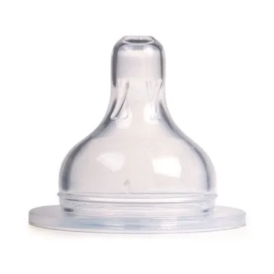 Tetina de silicon Canpol Easy Start pentru biberon cu gat larg mini (1 buc)