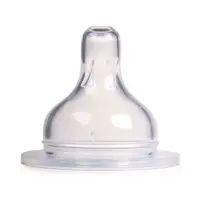 Tetina de silicon Canpol Easy Start pentru biberon cu gat larg mini (1 buc)