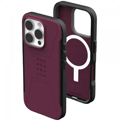 Husa MagSafe pentru Apple iPhone 16 Pro Max, Urban Armor Gear, Civilian, Visinie