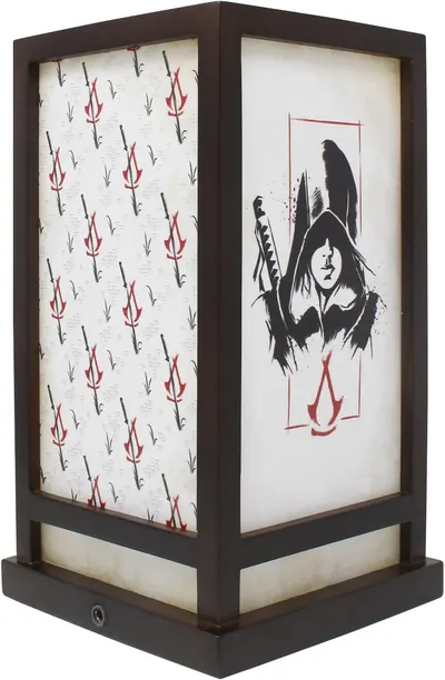 Lampă Neamedia Games: Assassin's Creed Shadows - Yasuke Portrait (LED), 25 cm